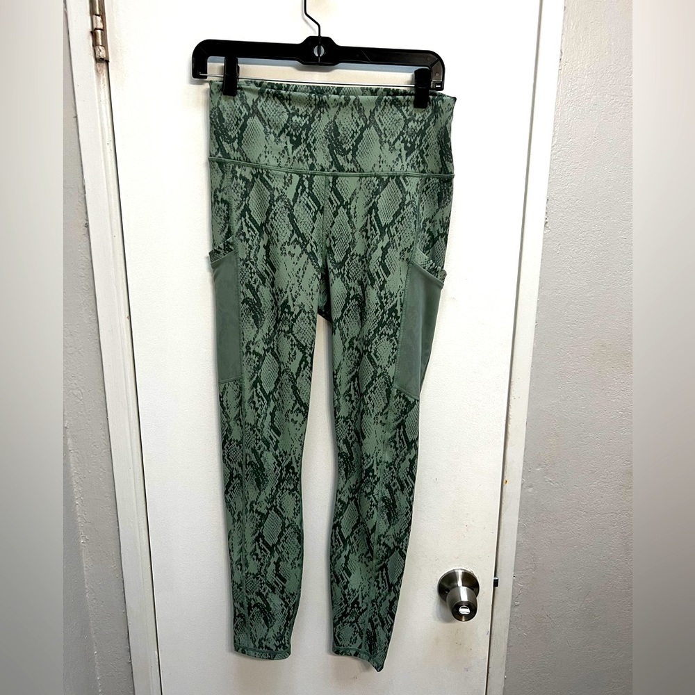 Fabletics Snakeskin Powerhold Leggings